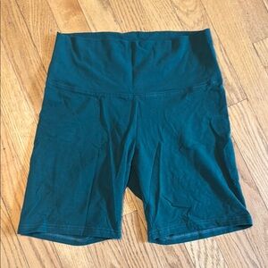 TNA Green High Waist Athletic Shorts